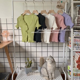 Áo croptop xẻ A150