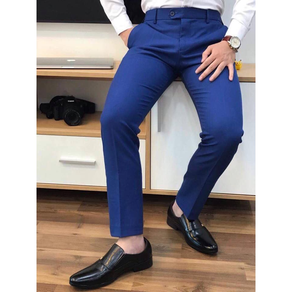 QUẦN TÂY ÂU NAM VẢI TUYẾT MƯA CO DÃN THỜI TRANG CAO CẤP CHỐNG NHĂN