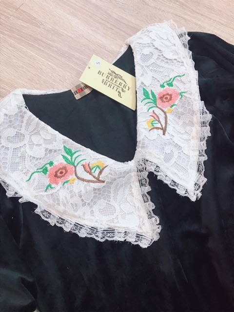 Váy nhung baby doll