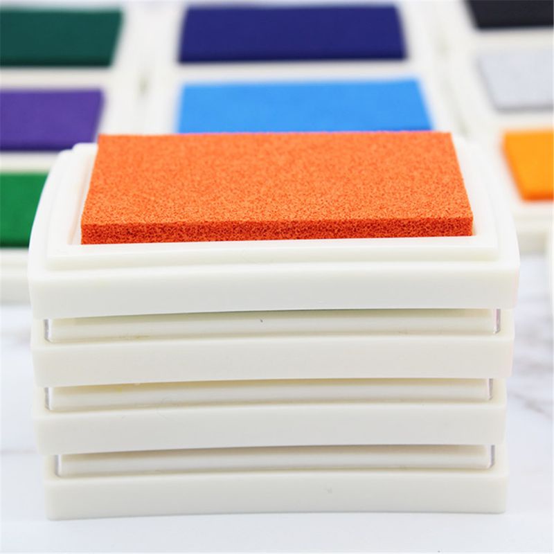 Set 15 Đệm Mực Con Dấu Thủ Công Có Thể Giặt Sạch Dành Cho Học Sinh