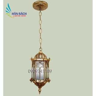 Đèn thả ngoài trời,đèn thả ban công,đèn thả mái hiên chống nước HBTNT493 - KÈM BÓNG