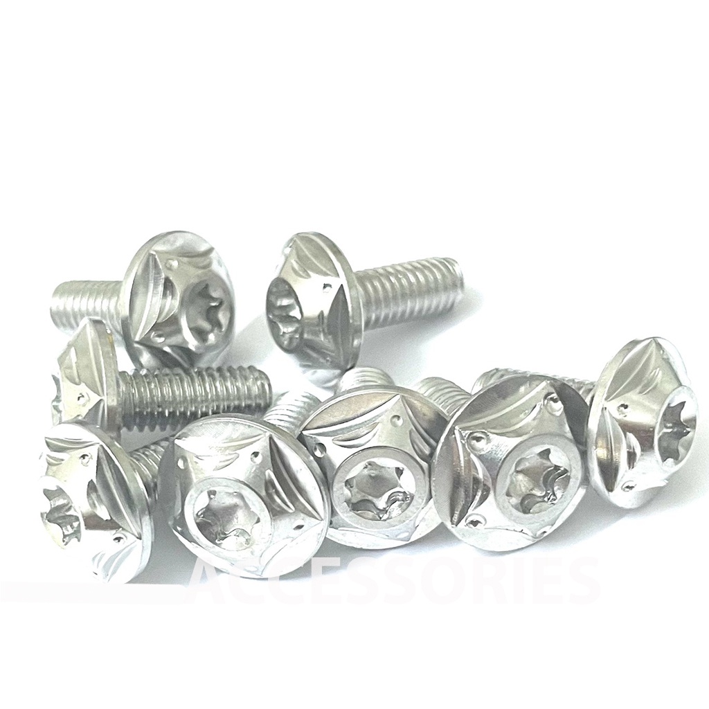 Ốc Salaya Inox 304 6li15 Dù Dày Gắn Ốp Pô Dàn Áo Và Nhiều Vị Trí Cùng Kích Thước..PKPH