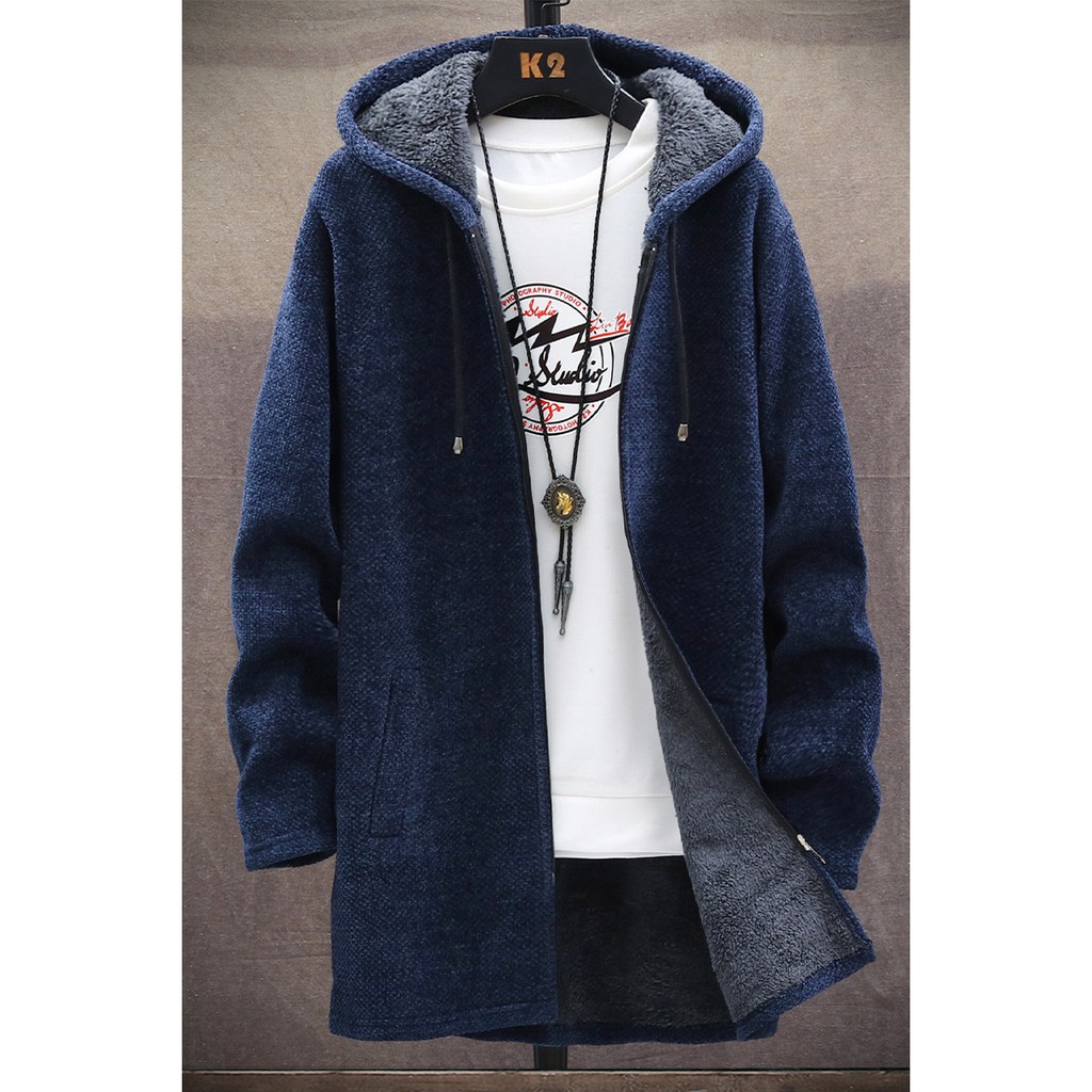 Áo khoác nam dáng dài 2 lớp dày dặn chuẩn hàng loại 1 đẹp từng cm