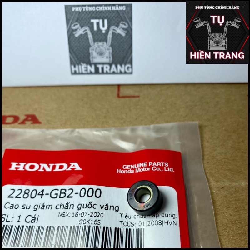 Bộ 3 cao su ba càng- cao su giảm chấn guốc văng các đời xe ga 110cc Honda chính hãng Honda Việt Nam 22804GB2000