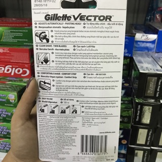 Combo dao cạo râu Gilletter Vector