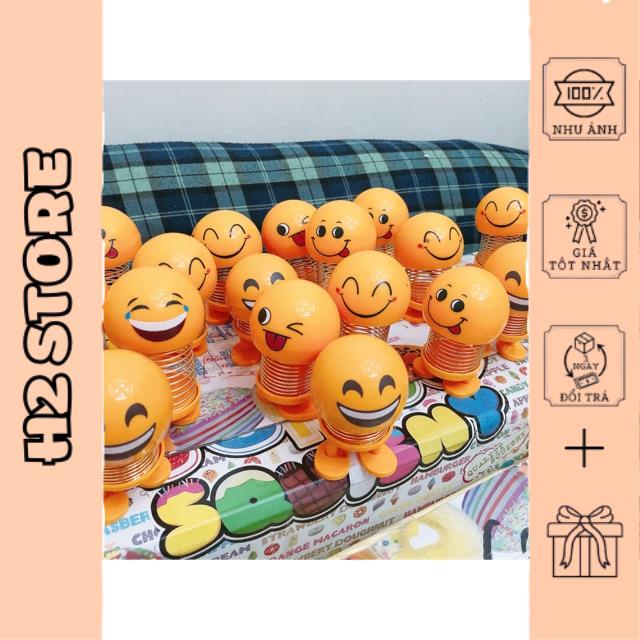 Emoji mặt cười lò xo nhún nhẩy