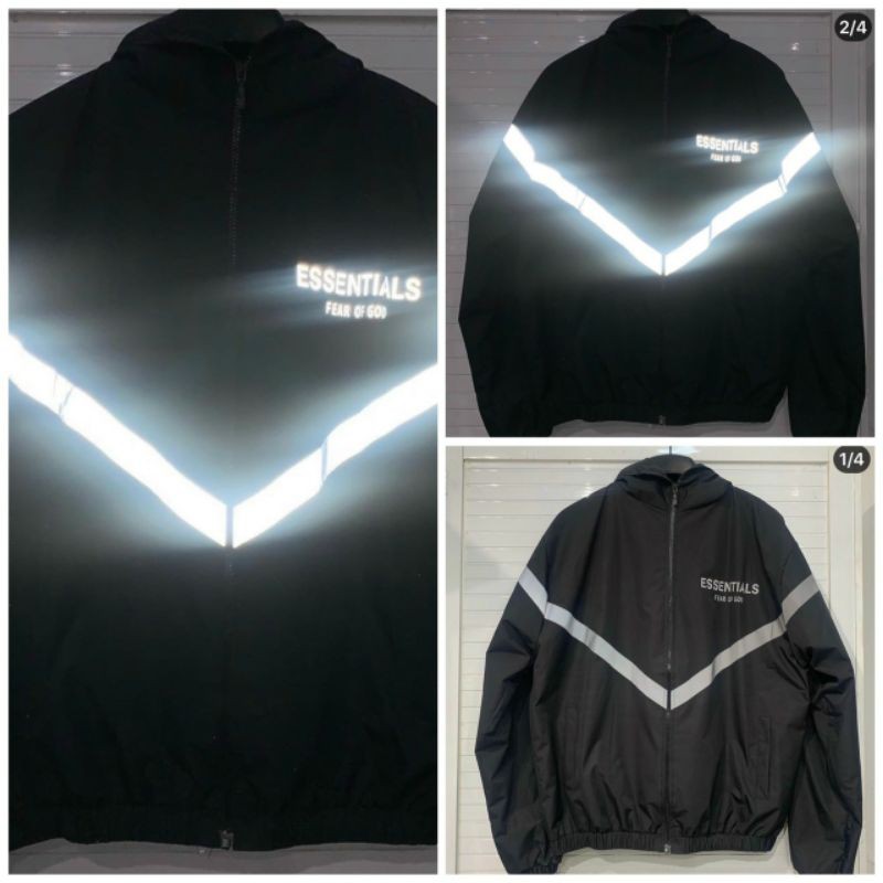 Áo Khoác dù Jacket ESSENTIALS form rộng unisex (Ảnh thật)