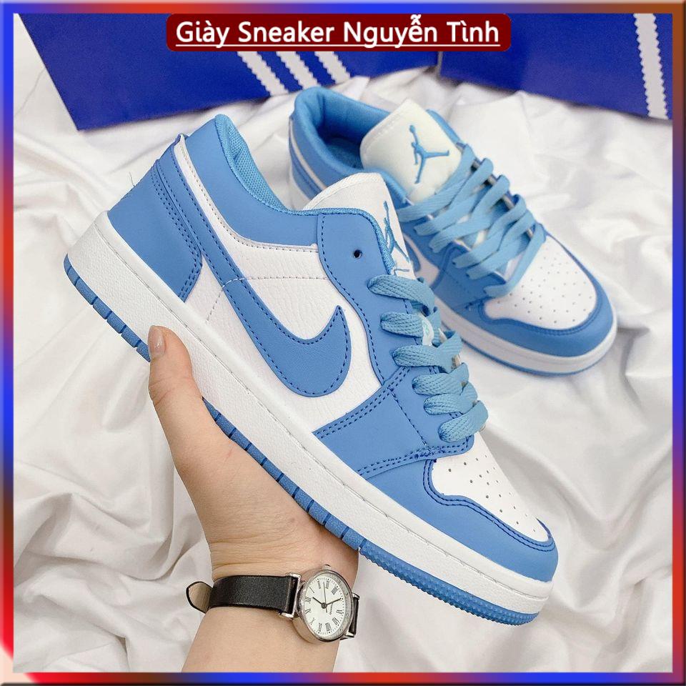 Giày thể thao Jordan 1 đen trắng cổ thấp, Giày JD low panda nam nữ siêu hot dễ phối đồ