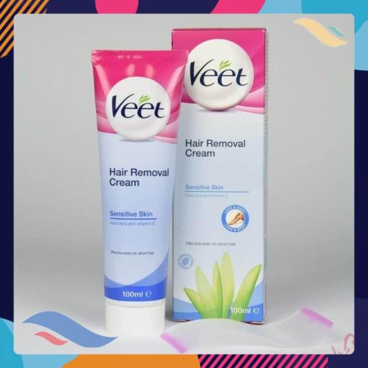 Kem tẩy lông triệt lông Veet Pháp 100ml tẩy lông nách, tay, chân hiệu quả tuyệt đối