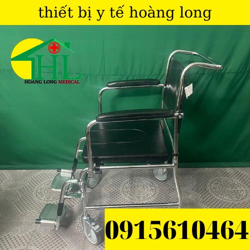 Ghế Bô Vệ Sinh cho người già Lucass GX-900, Có Đệm, có Bánh Xe, Chỗ Gác Chân