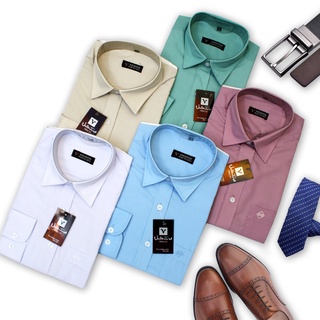 Áo sơ mi nam dài tay slimfit vải cotton mềm mát size từ 50kg - 85kg AHOP21