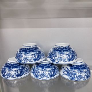 Bộ 10 bát cơm Bát Tràng hoa sen