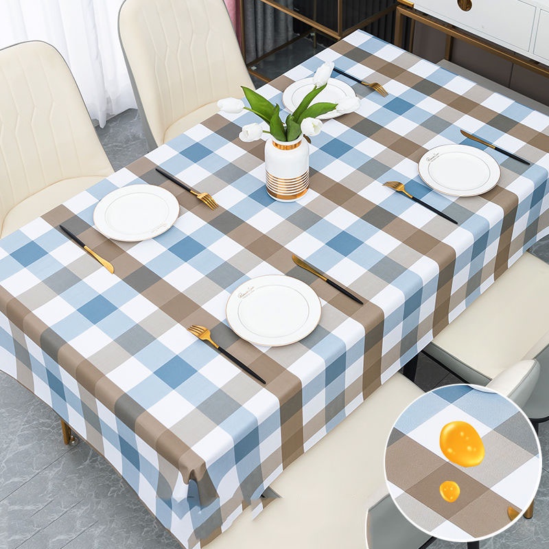 Khăn Trải Bàn Dùng Một Lần Bằng Nhựa Pvc Chống Thấm Nước / Dầu / Bỏng Cao Cấp Tiện Lợi Dễ Sử Dụng