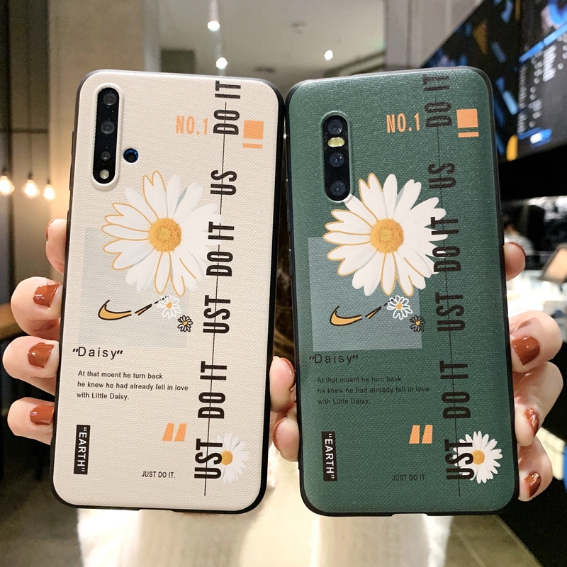 Ốp điện thoại hình hoa cúc cho Samsung S21 S20 FE Ultra S10 Plus Note 20 Ultra 10 Lite 9 8 A50s