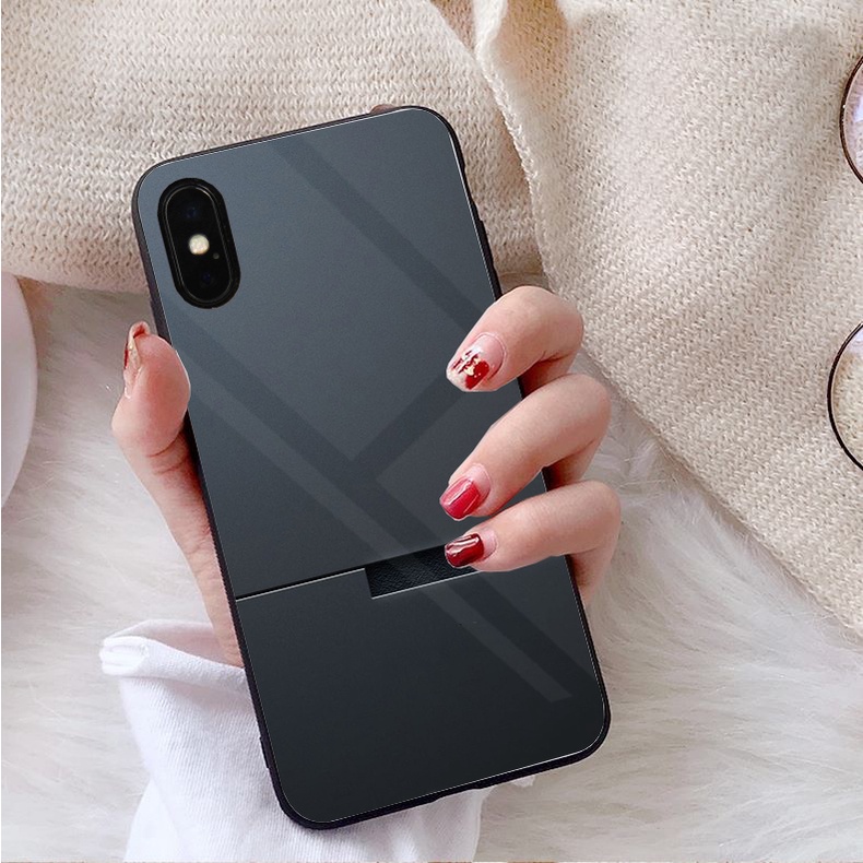 Ốp Lưng IPHONE X, XS, XS MAX,XR Mặt kính gương sáng bóng cao cấp