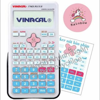 Sticker nút casio580/vinacal