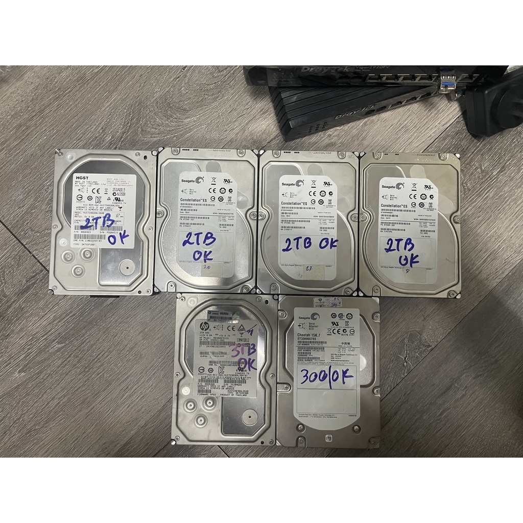 VÀI CHỤC Ổ HDD SERVER CỰC NGON 146GB 160GB 320GB 500GB 1T 2T 3T