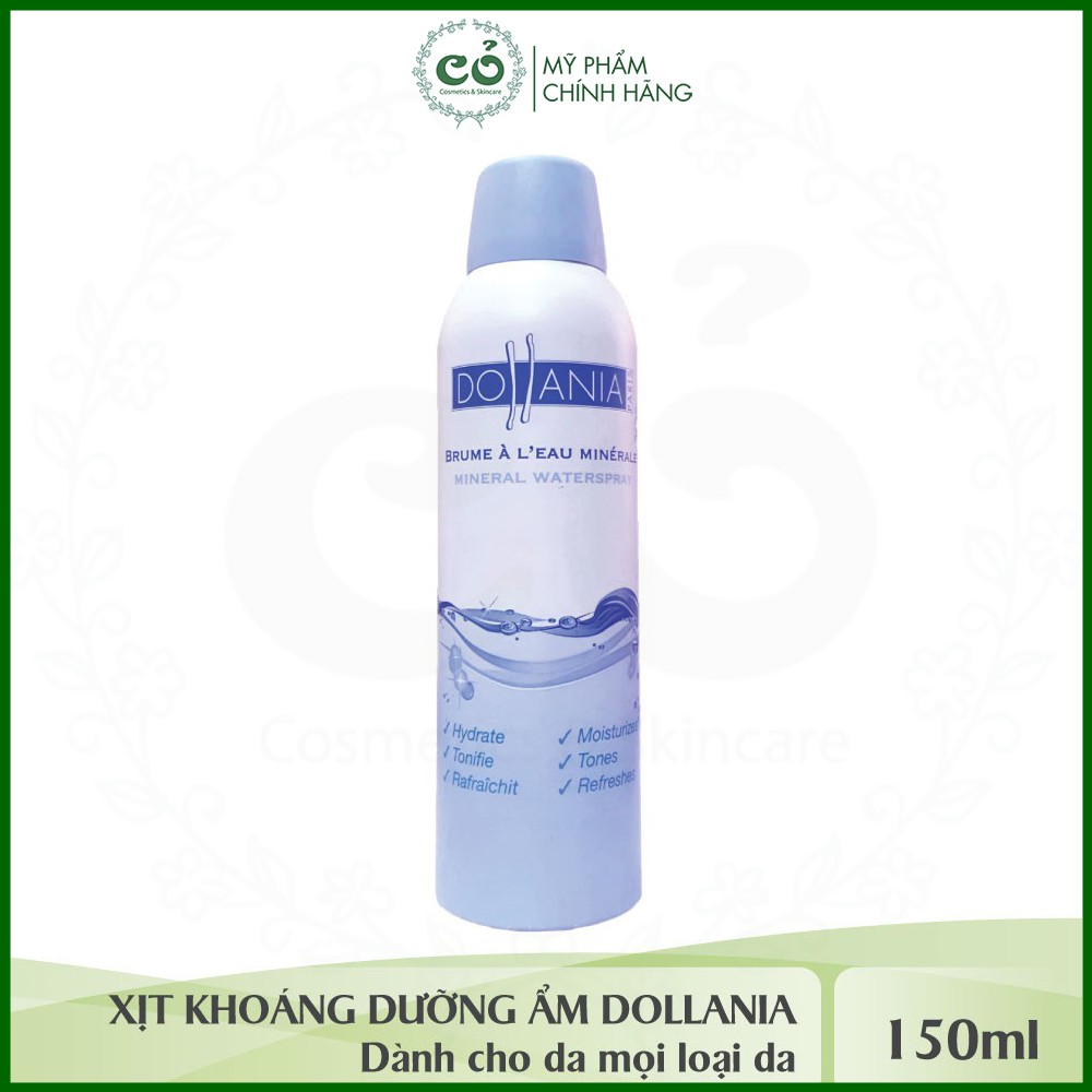 Xịt khoáng dưỡng ẩm cấp nước cho da Dollania | BigBuy360 - bigbuy360.vn