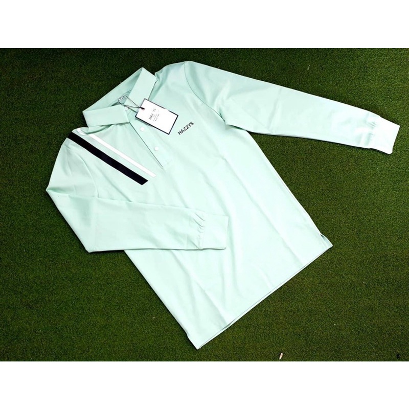 Áo Golf Hazzys Dài Tay Chất Liệu Thoáng Mát,Form Chuẩn Đẹp