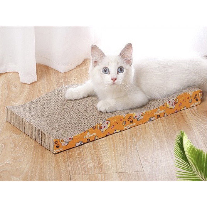 Bàn cào móng cho mèo kèm 1 túi cat nip - trụ cào mài móng cho mèo