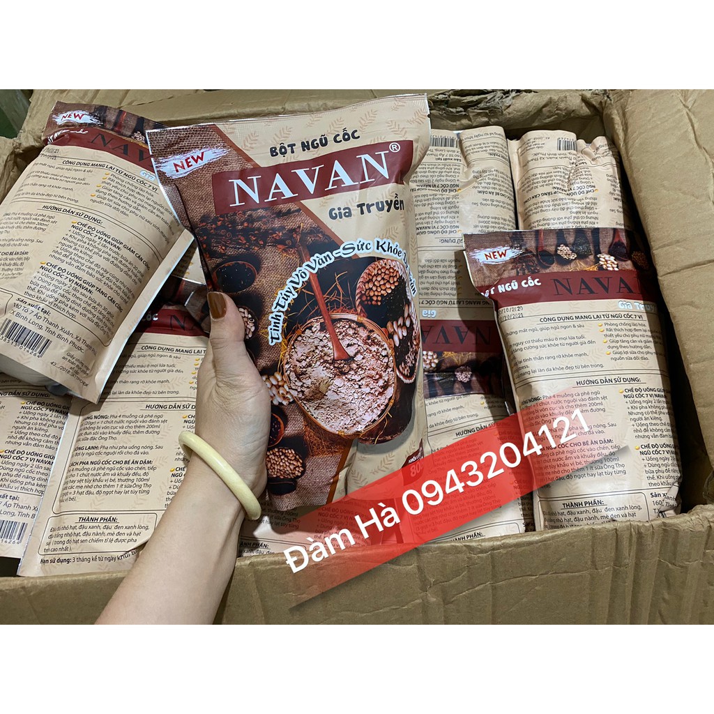 [Sẵn] Bột ngũ cốc navan 7 vị 800g