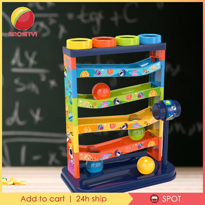 Đồ Chơi Bóng Lăn 5 Lớp &amp; 4 Bóng Lăn Cho Trẻ Em [Baosity1] Trẻ Em