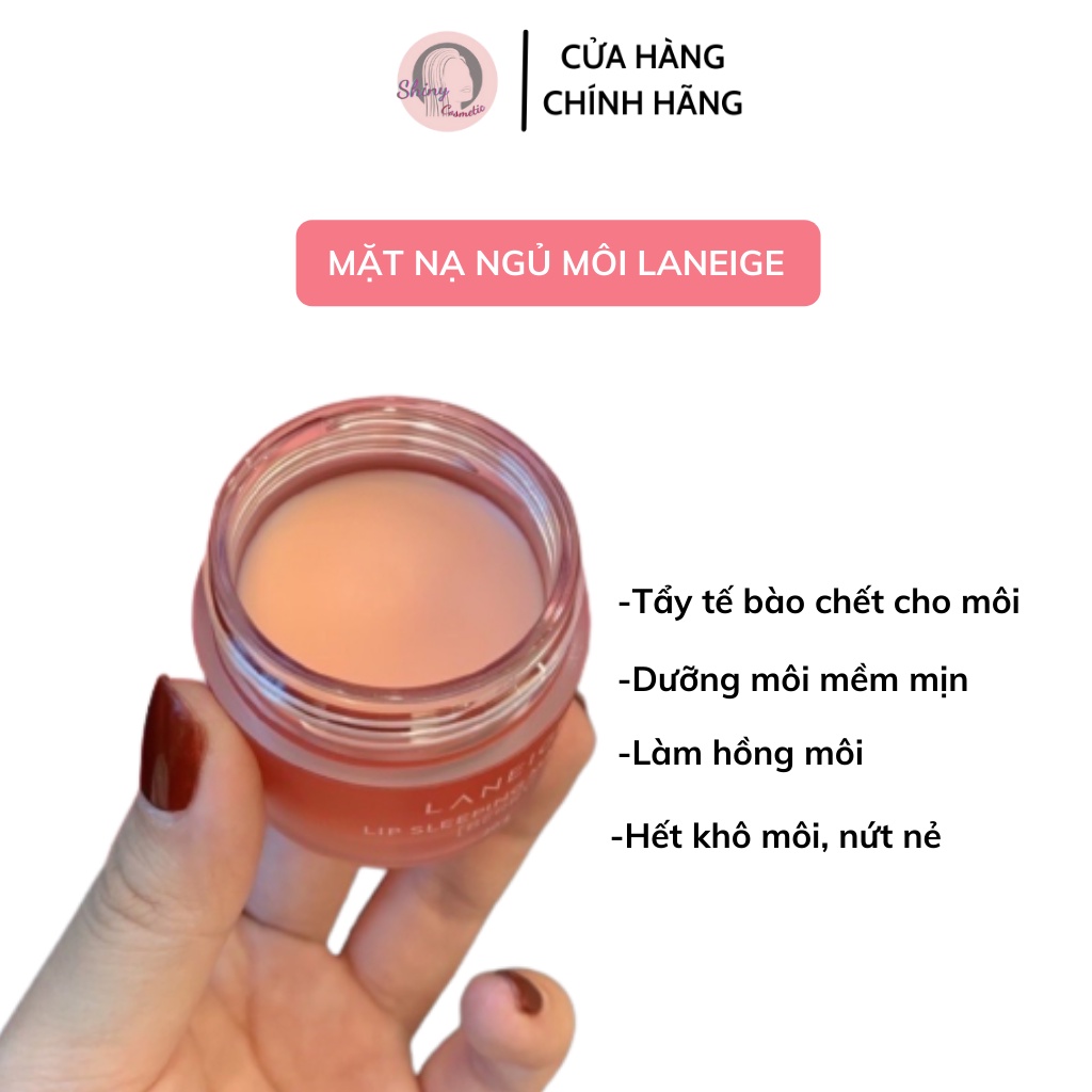 Dưỡng môi Laneige, son dưỡng mặt nạ ngủ ủ môi Laneige Lip Sleeping Mask hàn quấc chính hãng 3g,20g