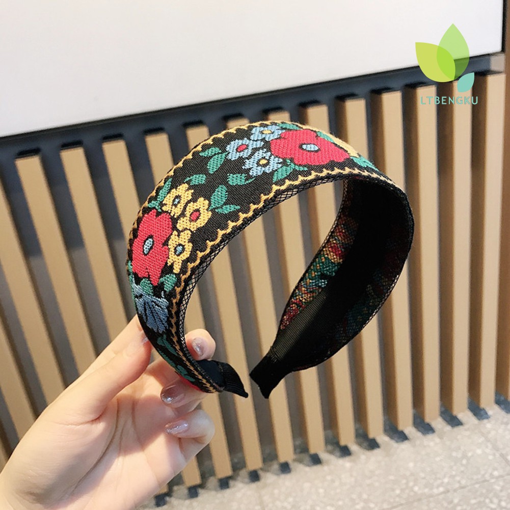 Băng đô họa tiết thổ cẩm thời trang cho nữ