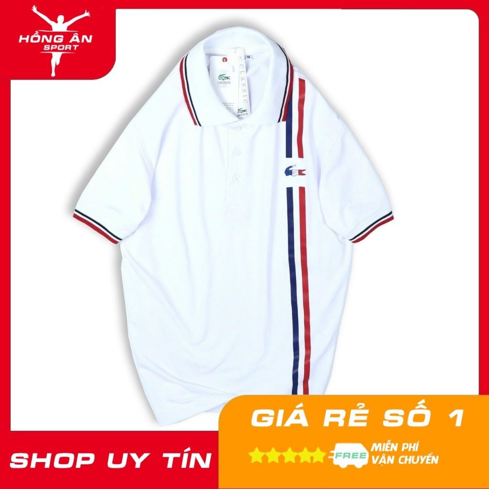 Áo Polo Nam Thể Thao Cao Cấp, Áo Polo Nam Có Cổ Ngắn Tay Cá Sấu VNXK Ful Tag