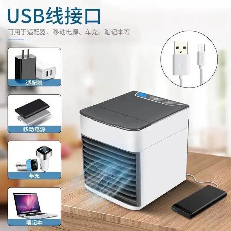 Quạt Điều Hòa Mini Di Động Để Bàn Đa Năng Có Cổng Usb