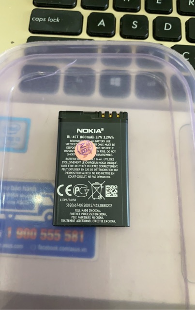 pin nokia model: BL-4CT dùng cho2720, 3720, 5310, 5630, 6600f, 6700s, 7205, 7210C, 7210S, 7230, 7212C, 7310C, X3, X3 01)