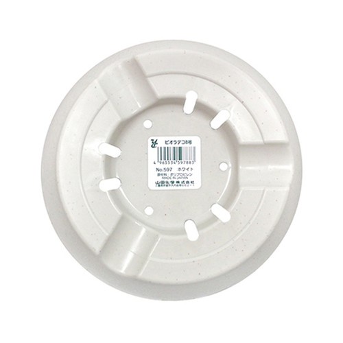 [Hỏa Tốc HN] Chậu hoa tròn màu trắng 24cm Nội địa Nhật Bản