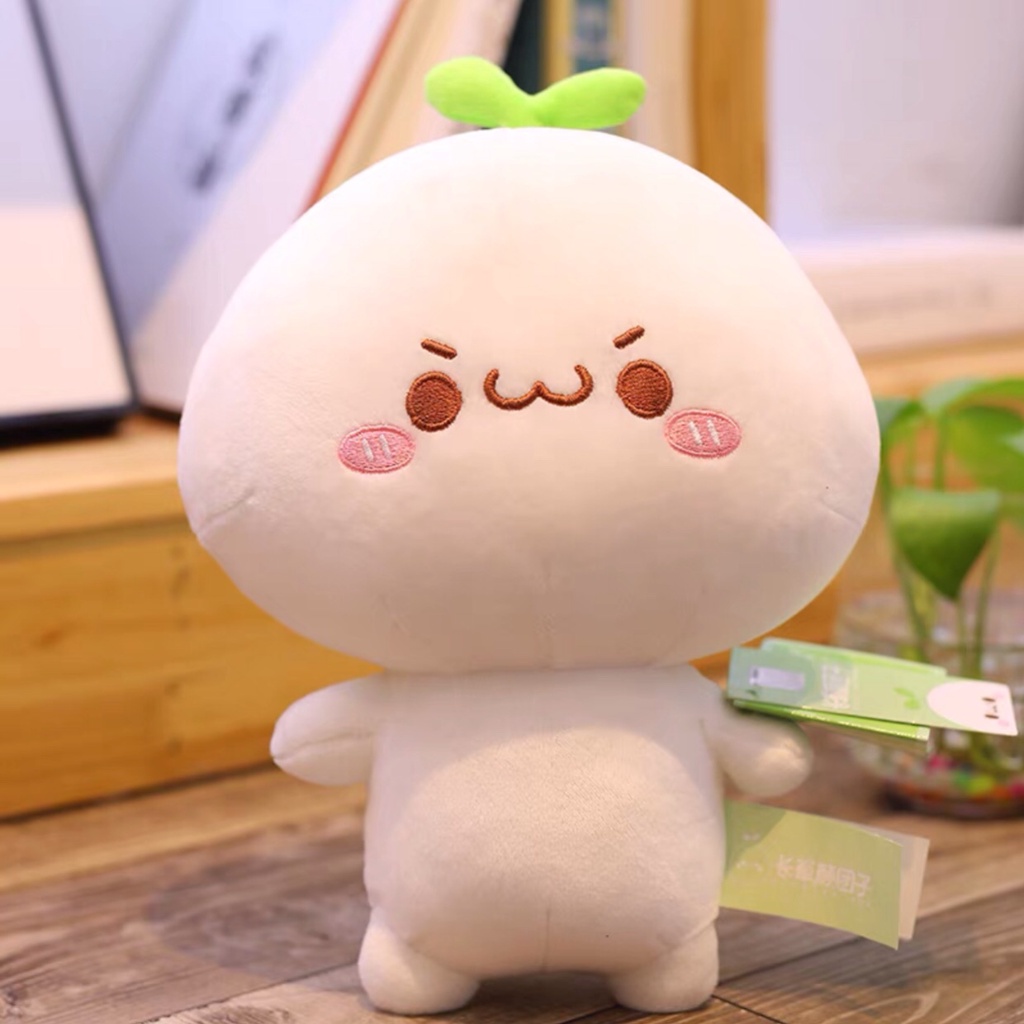 Gấu Bông Nhỏ Cute Rau Mầm, Thú Nhồi Bông mầm Cây Dễ Thương TK48