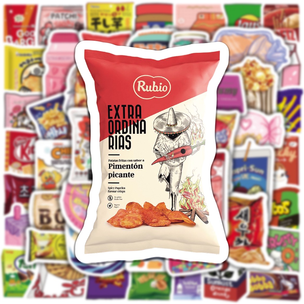 50/25/10 Miếng Dán Hoạt Hình Chống Nước Trang Trí Mũ Bảo Hiểm Xe Đạp Điện Thoại