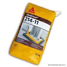 SIKA GROUT 214 -11 Vữa chống thấm gốc xi măng ,bù co ngót( trị ngấm nước ống thoát sàn ,khối h