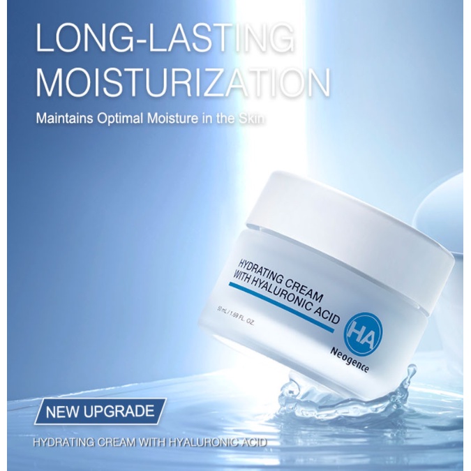 Kem Dưỡng Ẩm Cấp Nước HA Neogence Hydrating Cream With Hyaluronic Acid 50ml Đài Loan