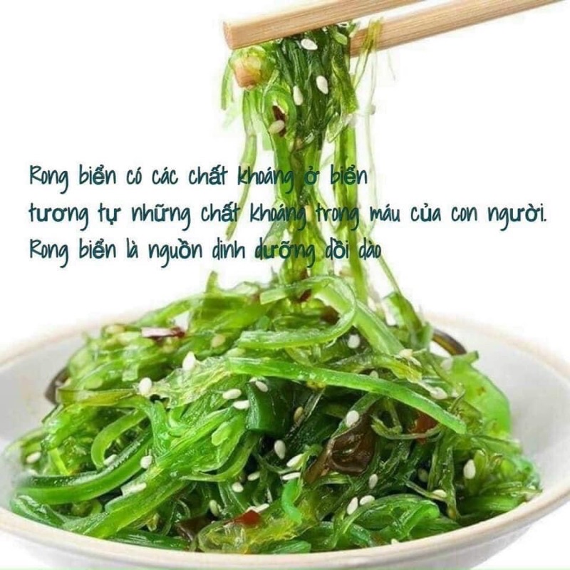 Salad rong biển trộn mè Nissi ăn kèm sushi sashimi 1kg