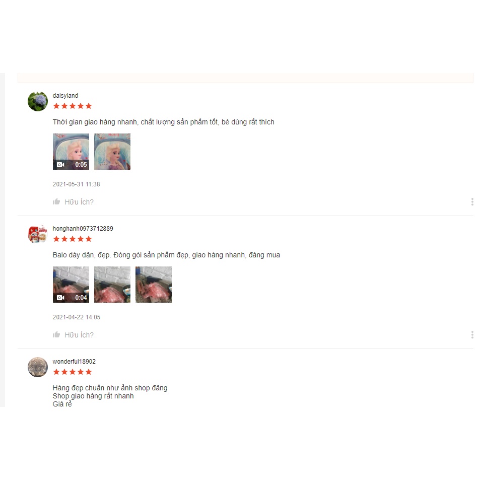 [ Clip shop tự quay] Ba lô công chúa Elsa xanh ngọc cho bé gái 1-5 tuổi