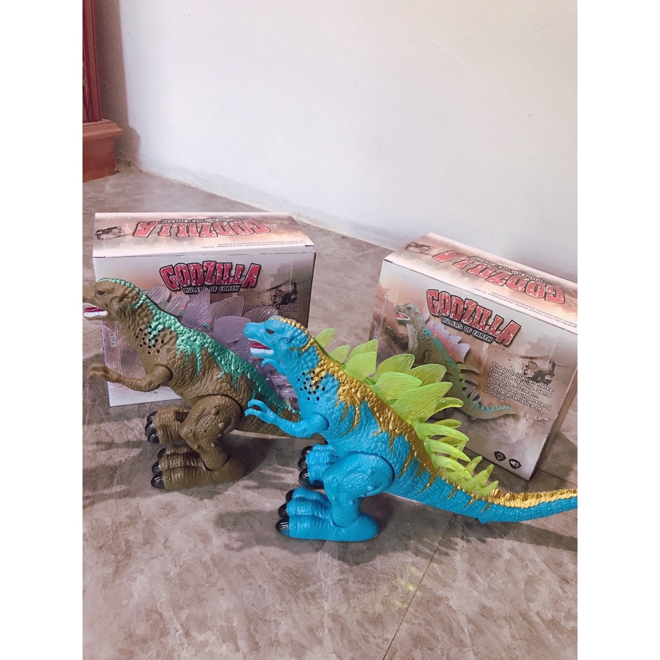 Đồ Chơi Godzilla Chạy Pin Có Đèn Nhạc Phát Sáng