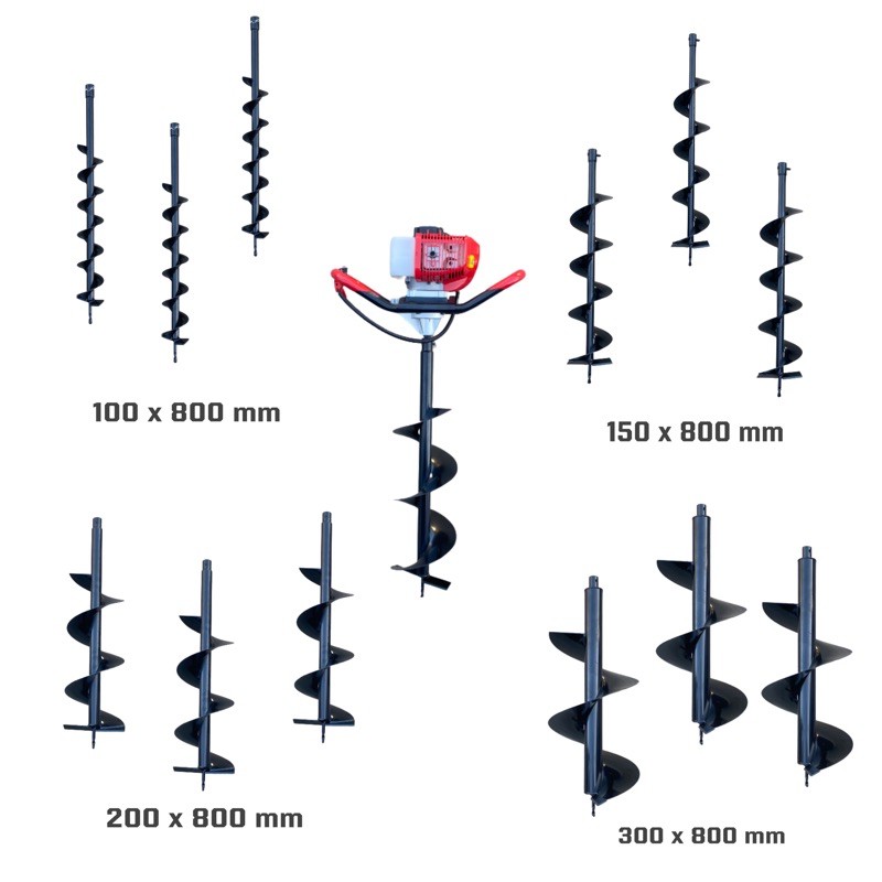 Mũi khoan đất trồng cây dài 800mm