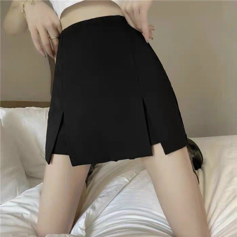 Chân Váy Chữ A Xẻ Hai Bên Có Quần