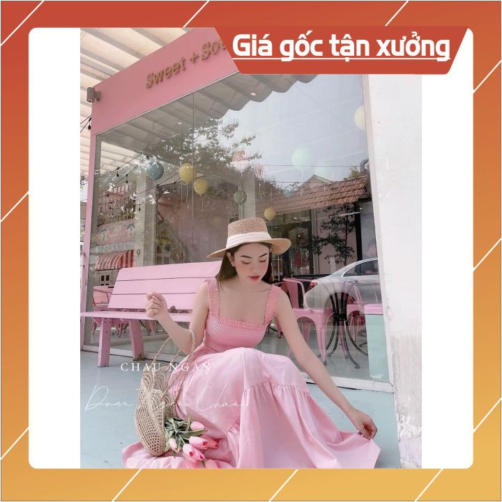 Đầm Maxi dài ❤️Mẫu mới❤️Giá Gốc Tận Xưởng❤️ Maxi 2 dây màu siêu kẹo ngọt, xinh xắn, thời trang, hàng đẹp xuất shop