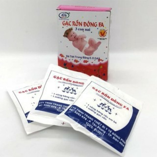 Gạc rốn Đông Pha cho bé (1 hộp 3 miếng)