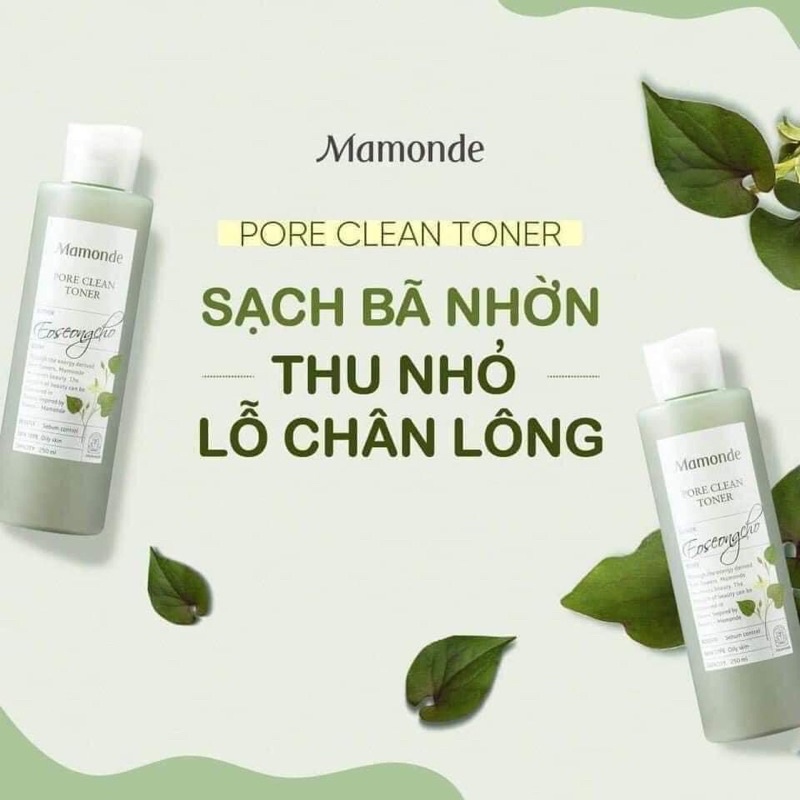 Nước hoa hồng diếp cá Mamonde Pore Clean 250ml