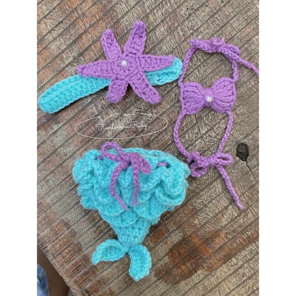 Set nàng tiên cá cho doll 10,15,20cm