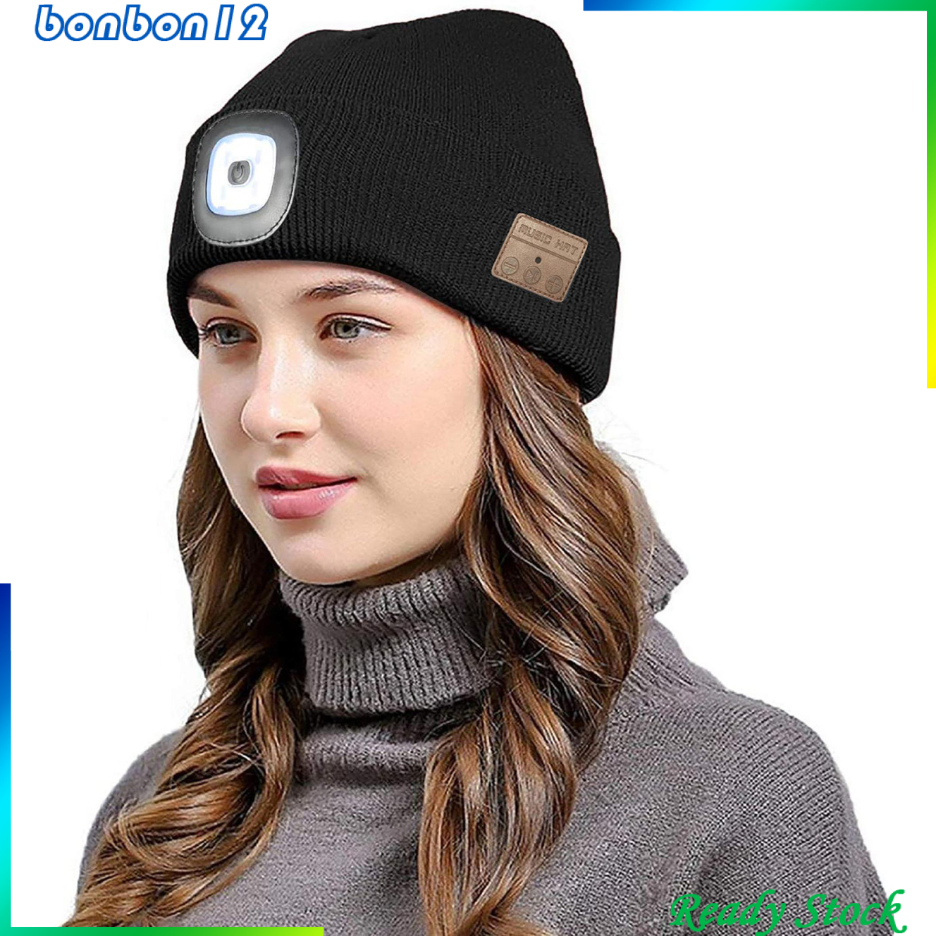 Mũ Beanie Nghe Nhạc Bluetooth Có Thể Sạc Được