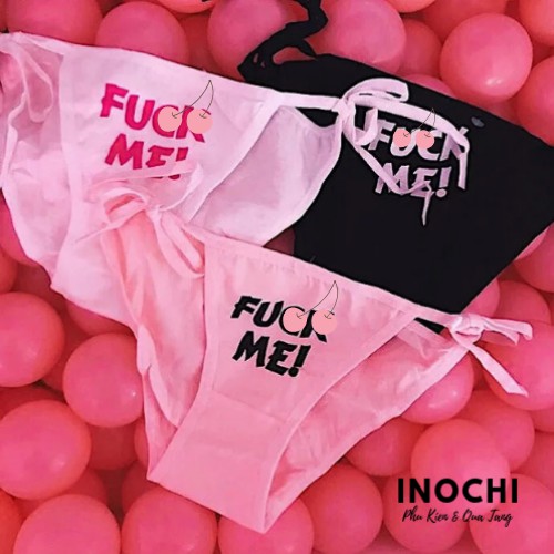 (inochi) Quần chíp họa tiết gấu trúc cute, quần lót nữ cotton buộc dây hông