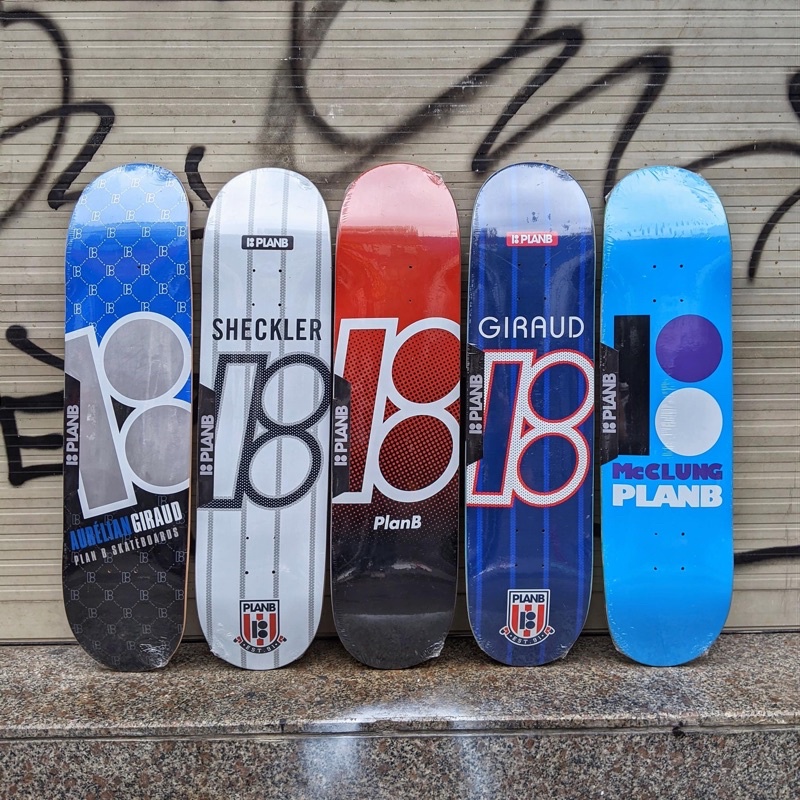 Mặt Ván Trượt Skateboard Cao Cấp Mỹ - PLAN B GIRAUD COLLEGE DECK 8.0