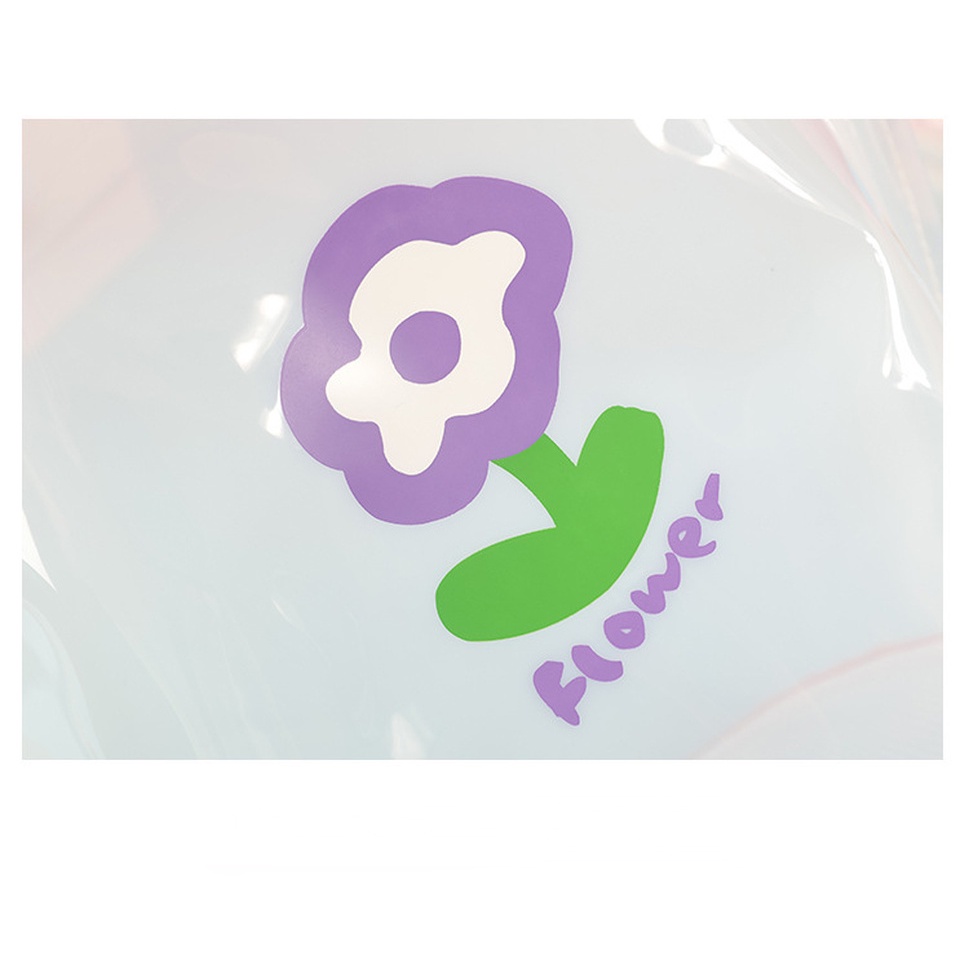 Túi Xách Trong Suốt Chống Thấm Nước Họa Tiết Hoạt Hình Xinh Xắn