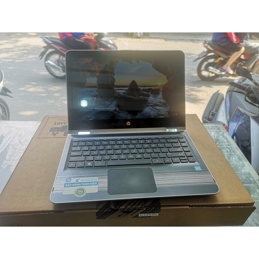 Laptop 2 trong 1 Hp X360 cảm ứng xoay gập 360 độ, nguyên tem FPT